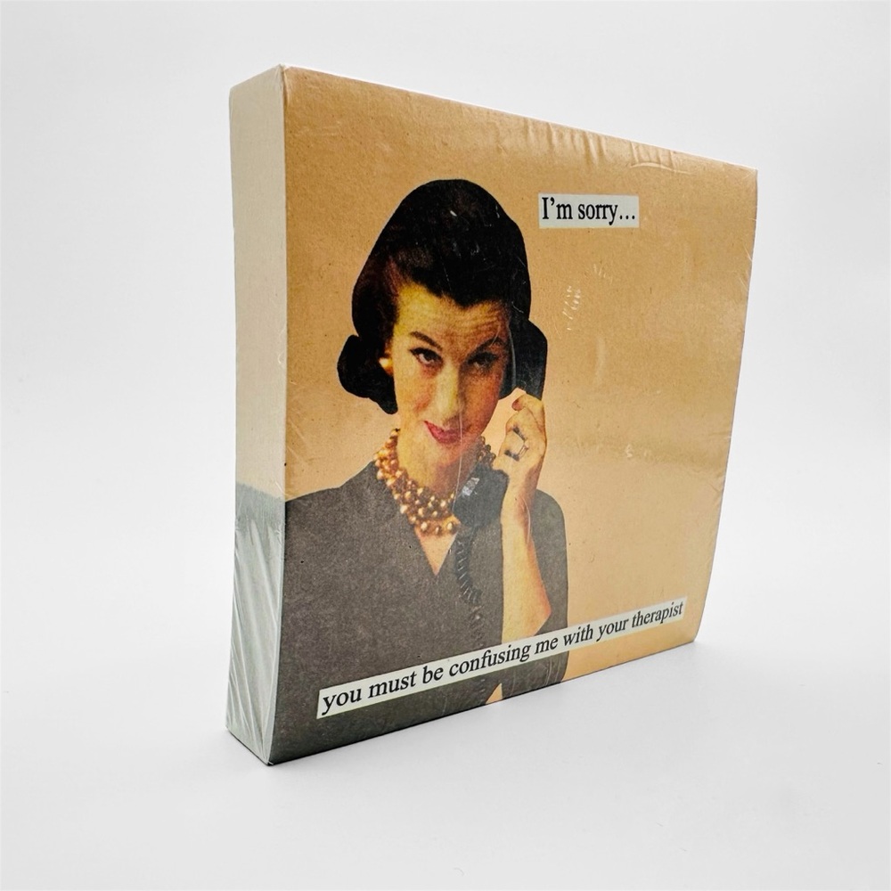 ★ NWT Anne Taintor Funny Sticky Notes - Color Peach ★ - Picture 4 of 13